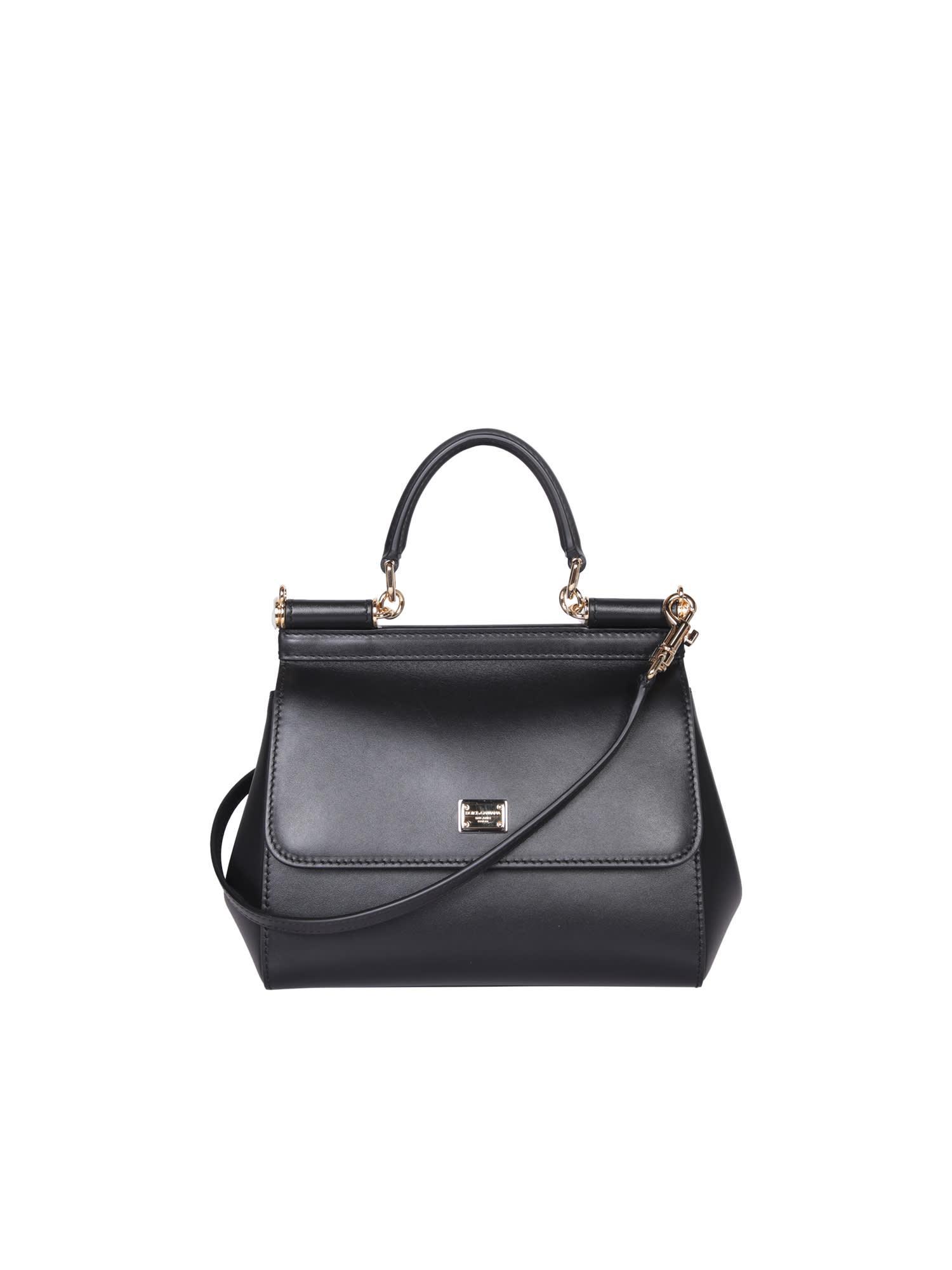 Medium Sicily Bag In Black Product Image