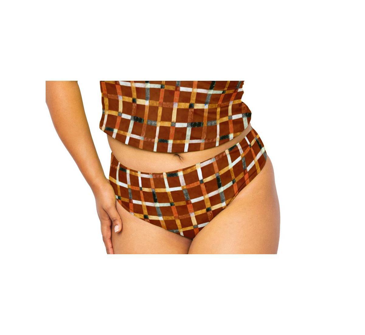 Miga Swimwear Womens Colette High Waisted Bikini Bottom Product Image