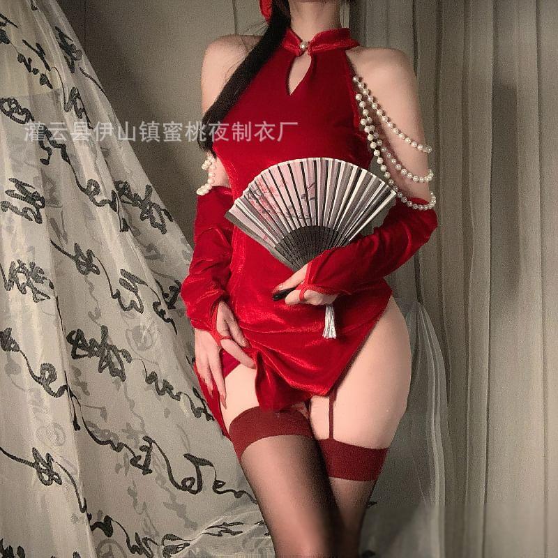 Qipao Lingerie Costume Set Product Image