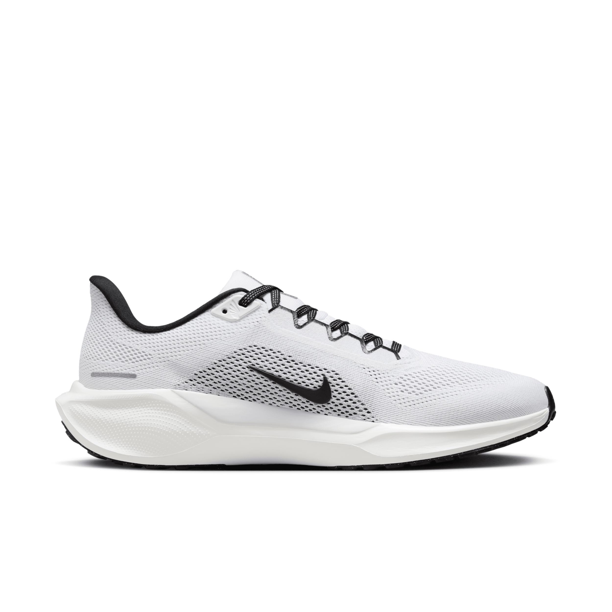 Nike Mens Nike Air Zoom Pegasus 41 - Mens Running Shoes White/Black Product Image