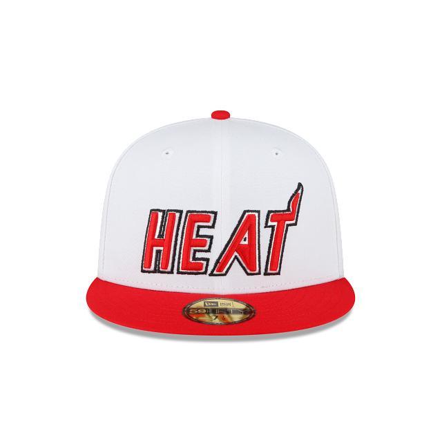 Miami Heat Classic Edition 59FIFTY Fitted Hat Male Product Image