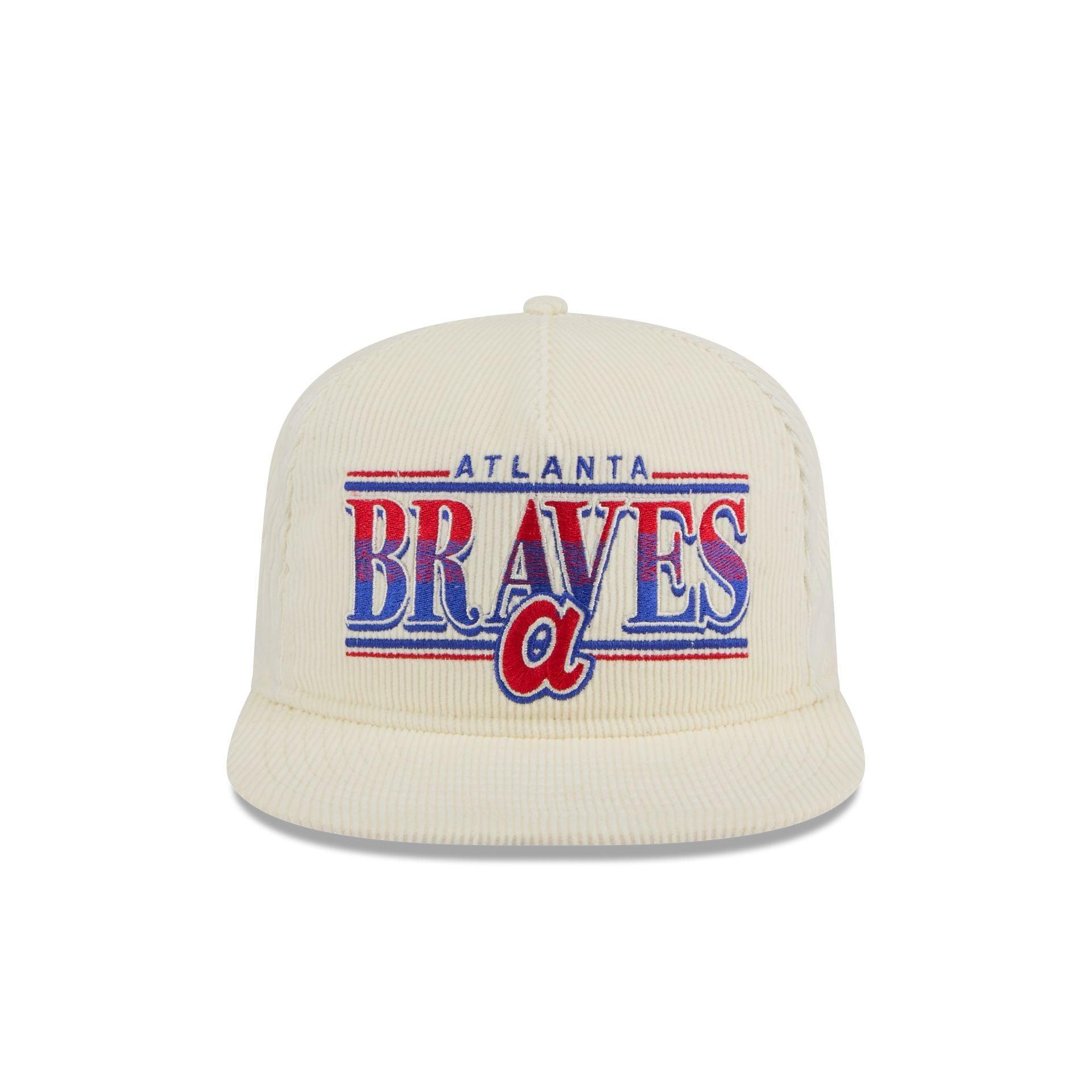 Atlanta Braves Throwback Corduroy Alt Golfer Hat Male Product Image