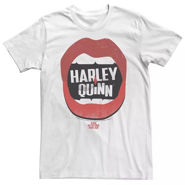 Big & Tall DC Comics The Suicide Squad Harley Quinn Lips Tee, Mens Product Image