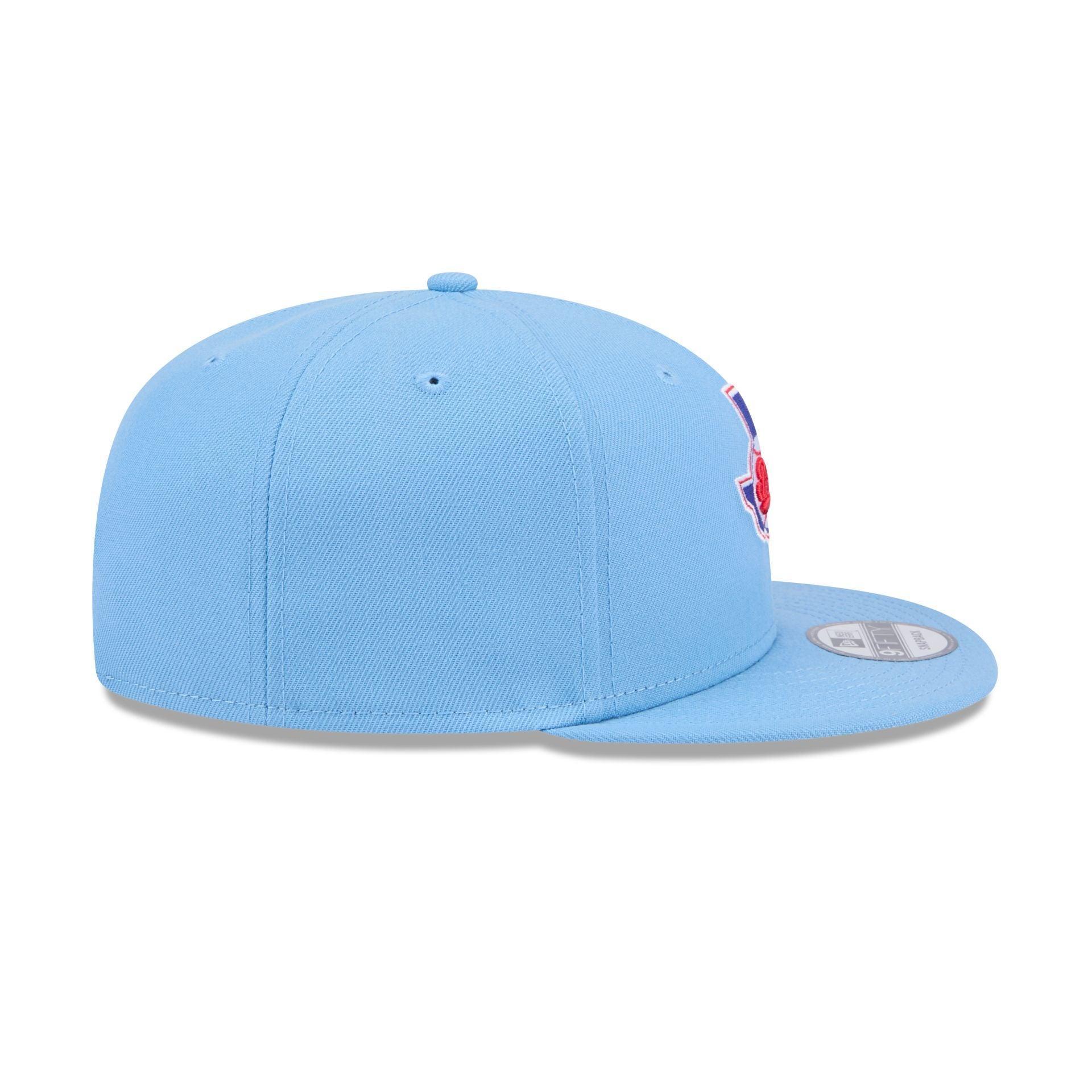 Texas Rangers Sky Blue 9FIFTY Snapback Hat Male Product Image