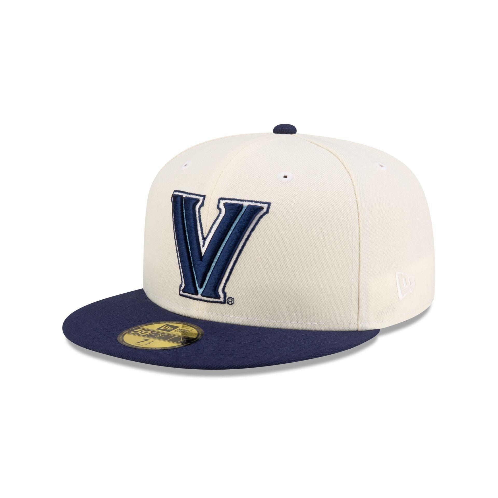 Villanova Wildcats White 59FIFTY Fitted Hat Male Product Image