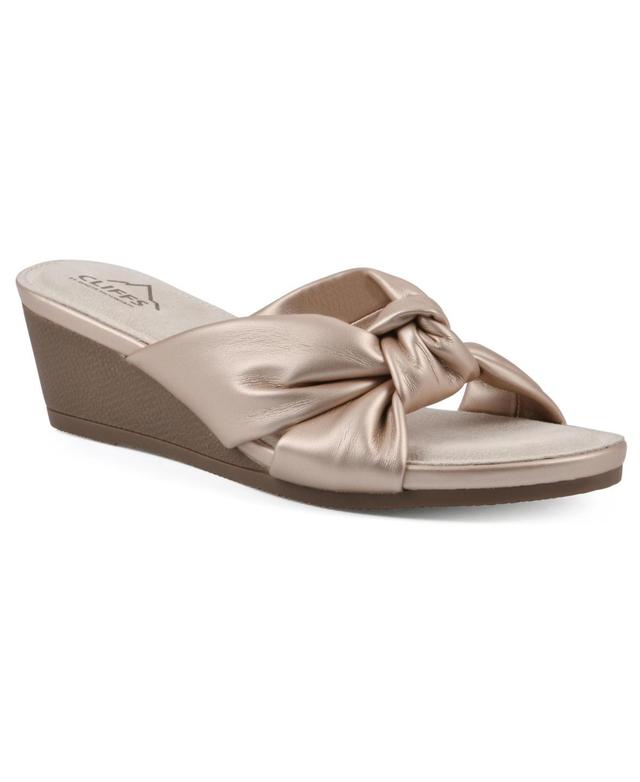 Cliffs by White Mountain Womens Candie Wedge Sandal Product Image