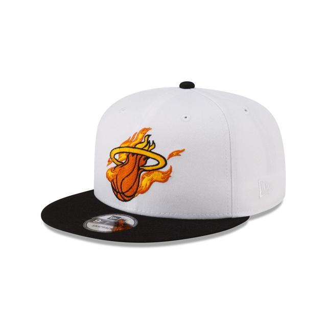 Miami Heat Sizzling Streak 9FIFTY Snapback Hat Male Product Image