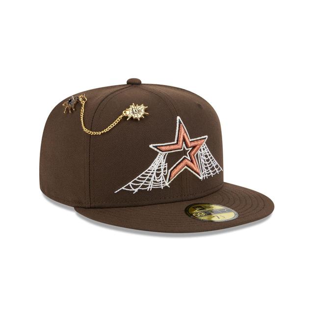 Houston Astros Spider Pin 59FIFTY Fitted Hat Male Product Image