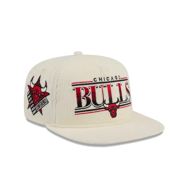 Chicago Bulls Throwback Corduroy Golfer Hat Male Product Image