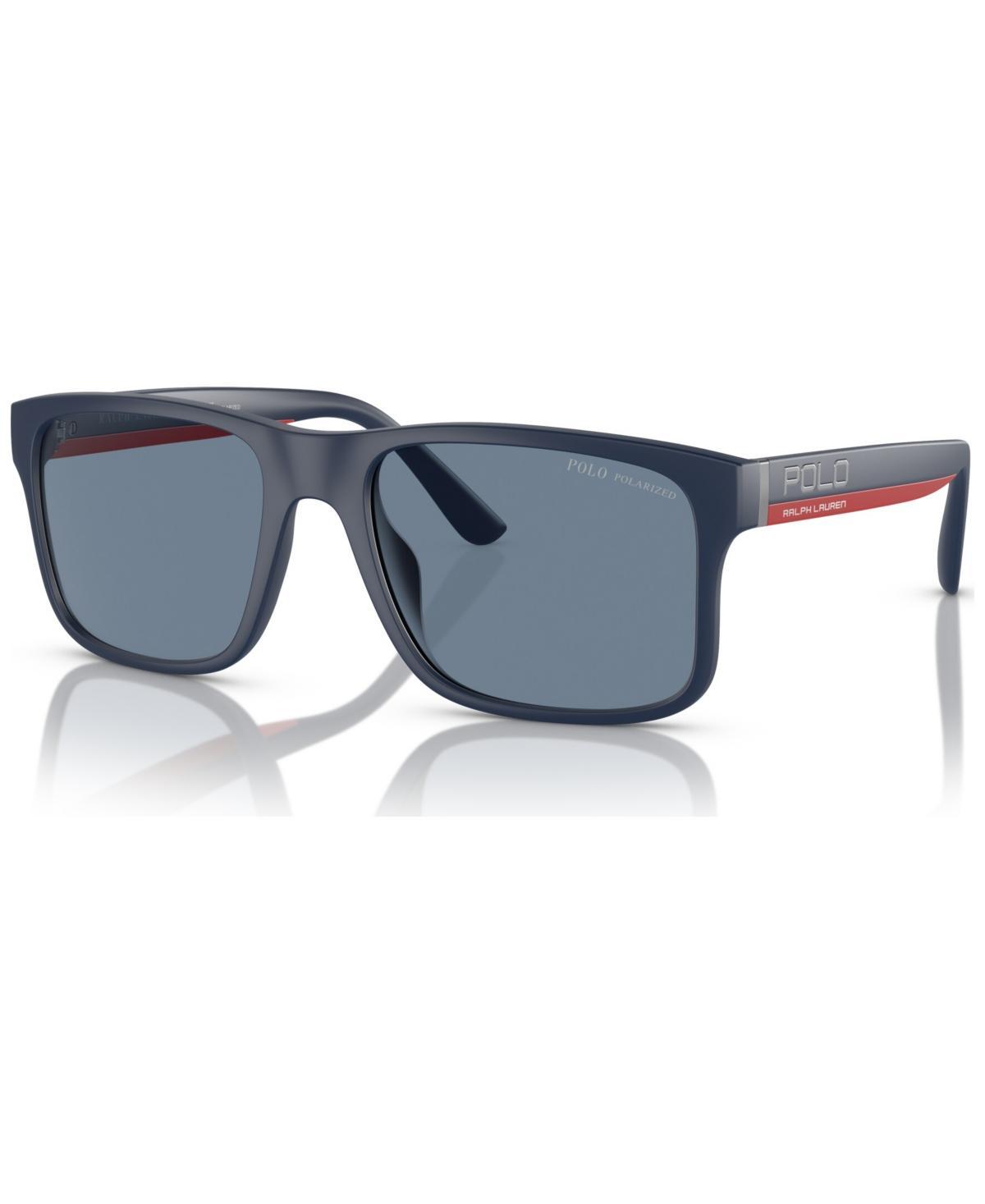 Polo Ralph Lauren Mens Polarized Sunglasses, PH4195U Product Image