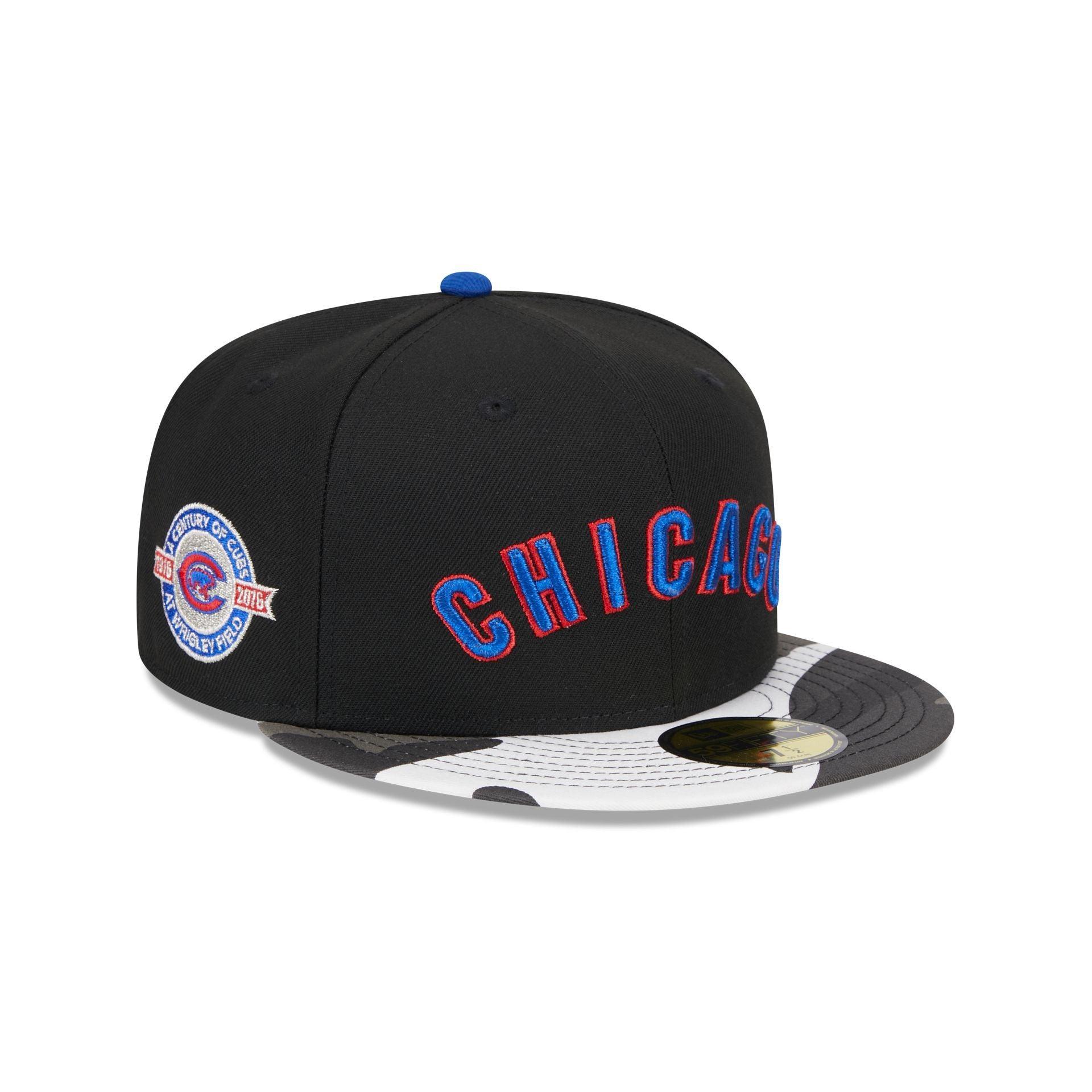 Chicago Cubs Metallic Camo 59FIFTY Fitted Hat Male Product Image