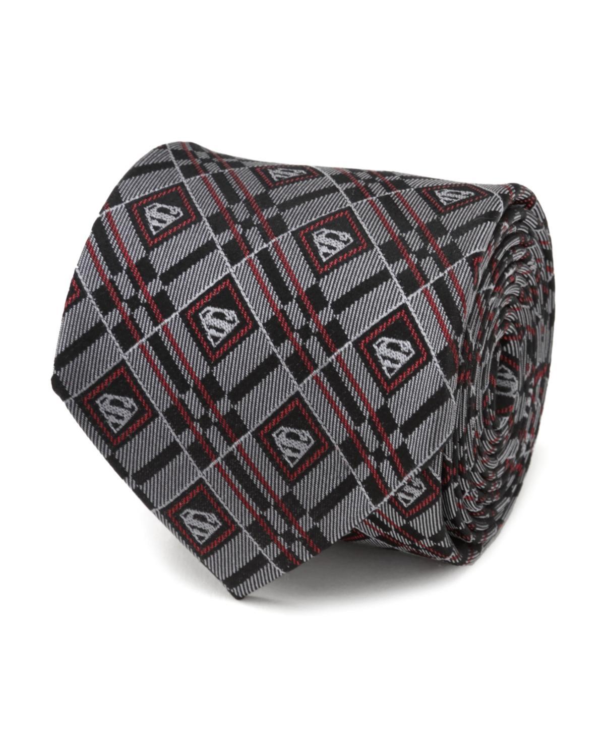 Cufflinks, Inc. DC Comics Superman Geometric Gray Silk Tie Product Image