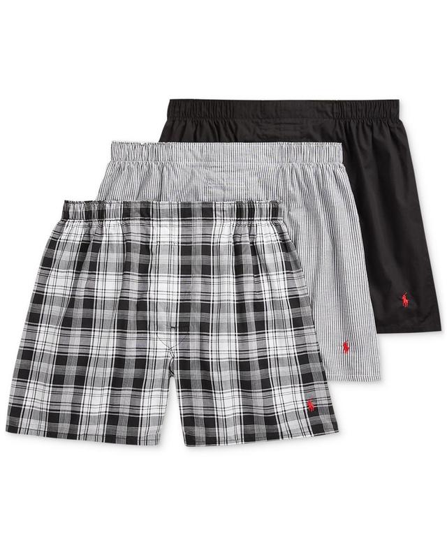 Polo Ralph Lauren Classic Fit Woven Boxer Briefs 3 Product Image