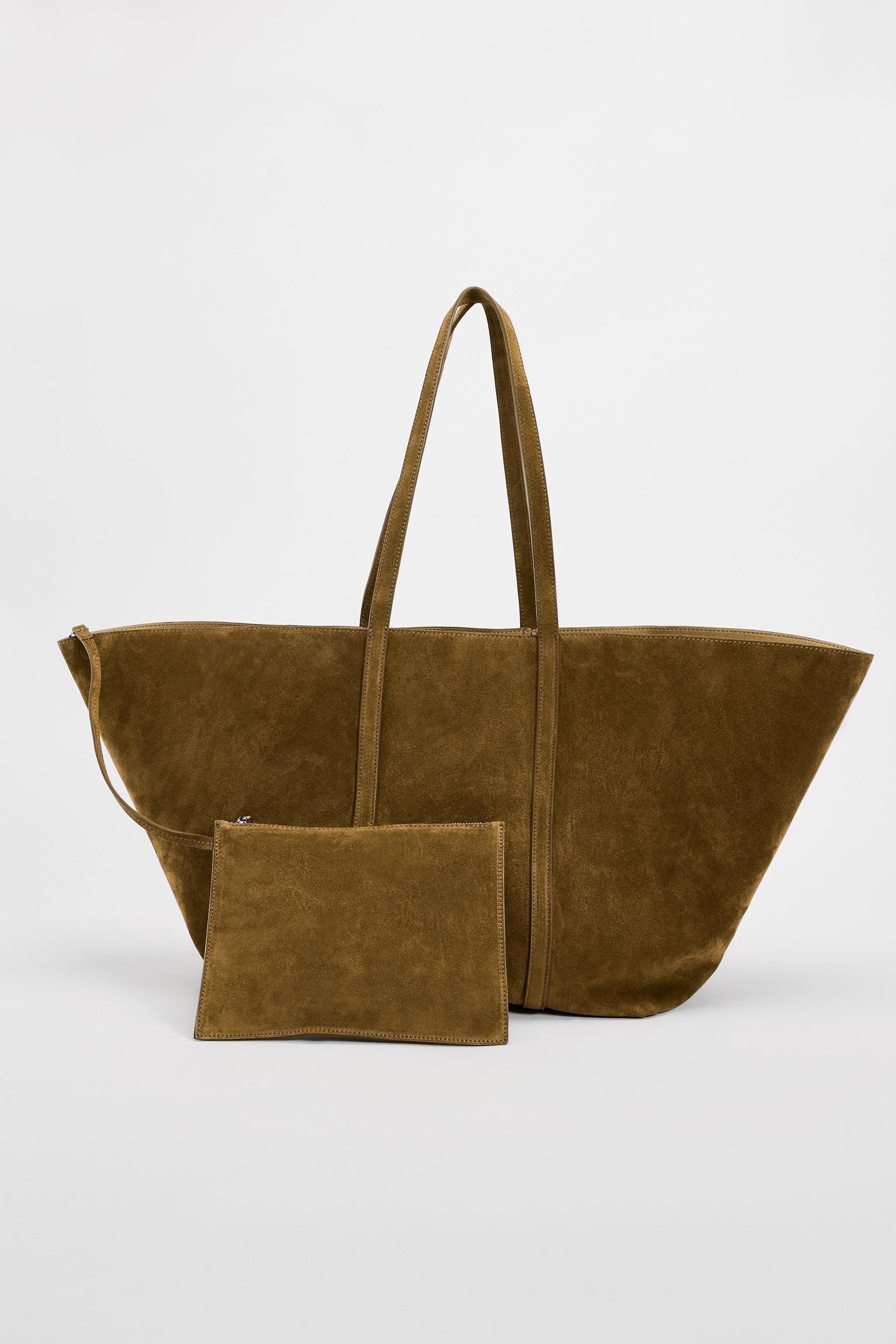 SUEDE TOTE BAG Product Image