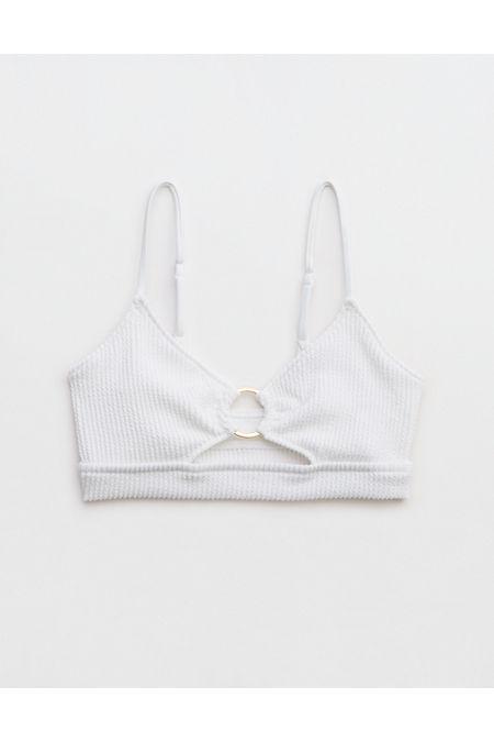 Aerie Crinkle Scoop Cutout Bikini Top Women's Product Image