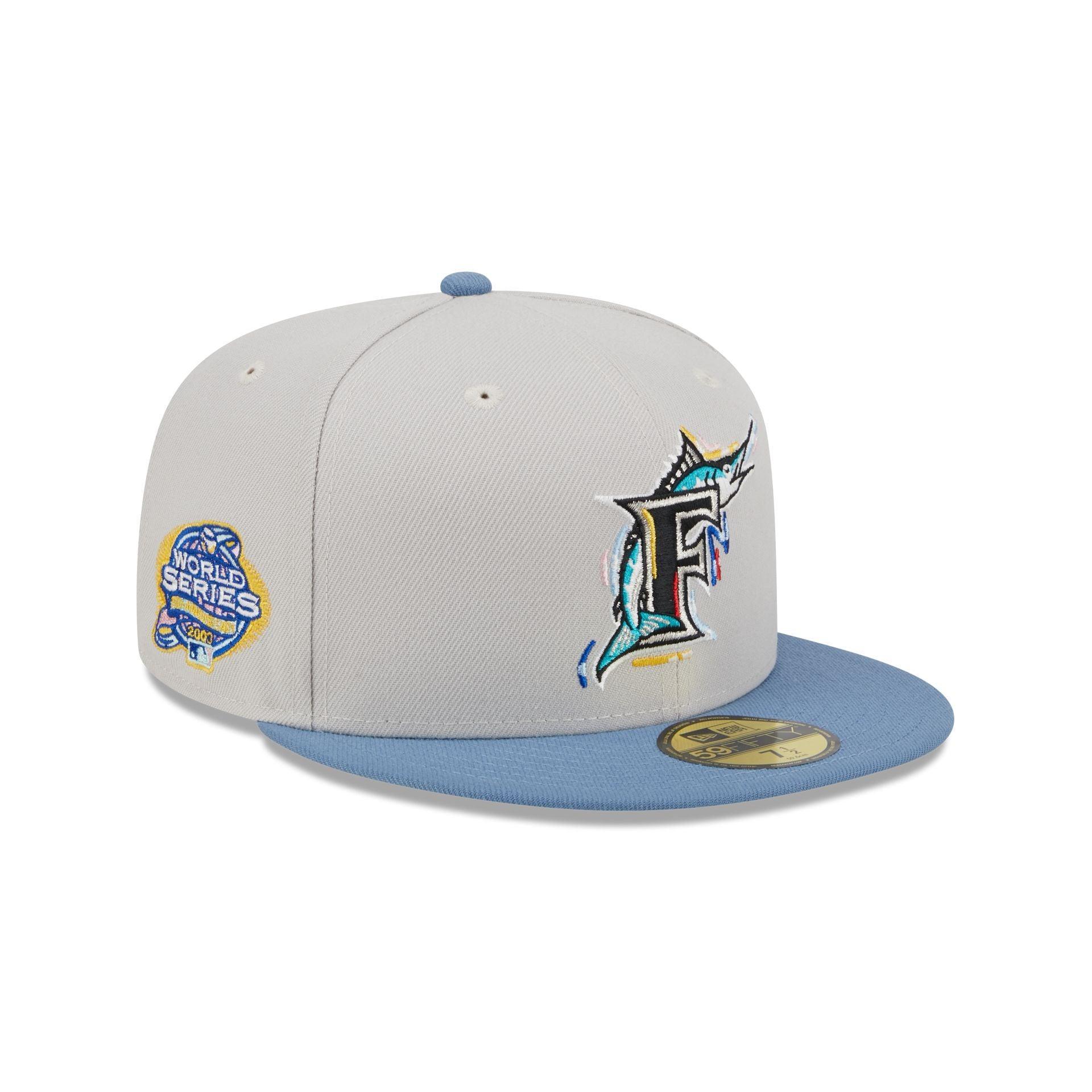 Miami Marlins Color Brush 59FIFTY Fitted Hat Male Product Image