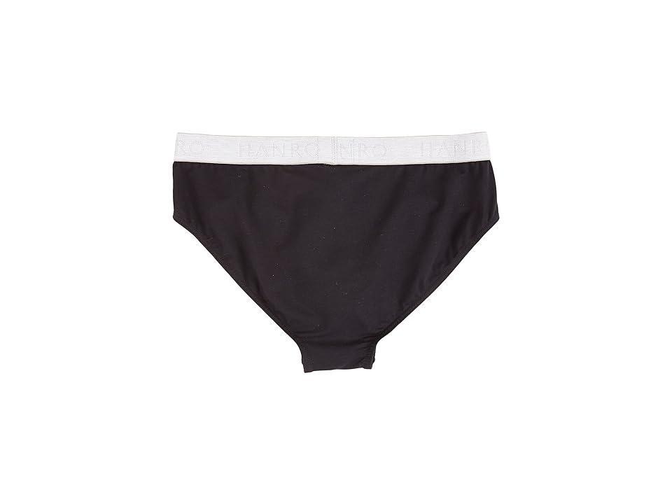 Hanro Cotton Essentials 2-Pack Brief (Black) Men's Underwear Product Image