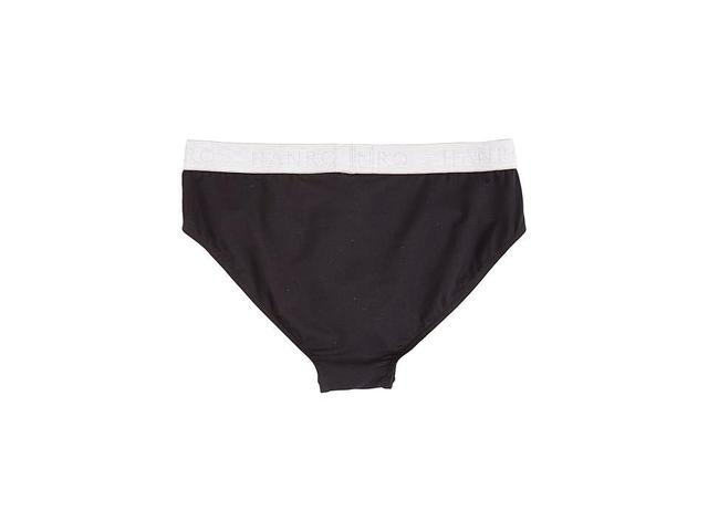 Hanro Cotton Essentials 2-Pack Brief (Black) Men's Underwear Product Image