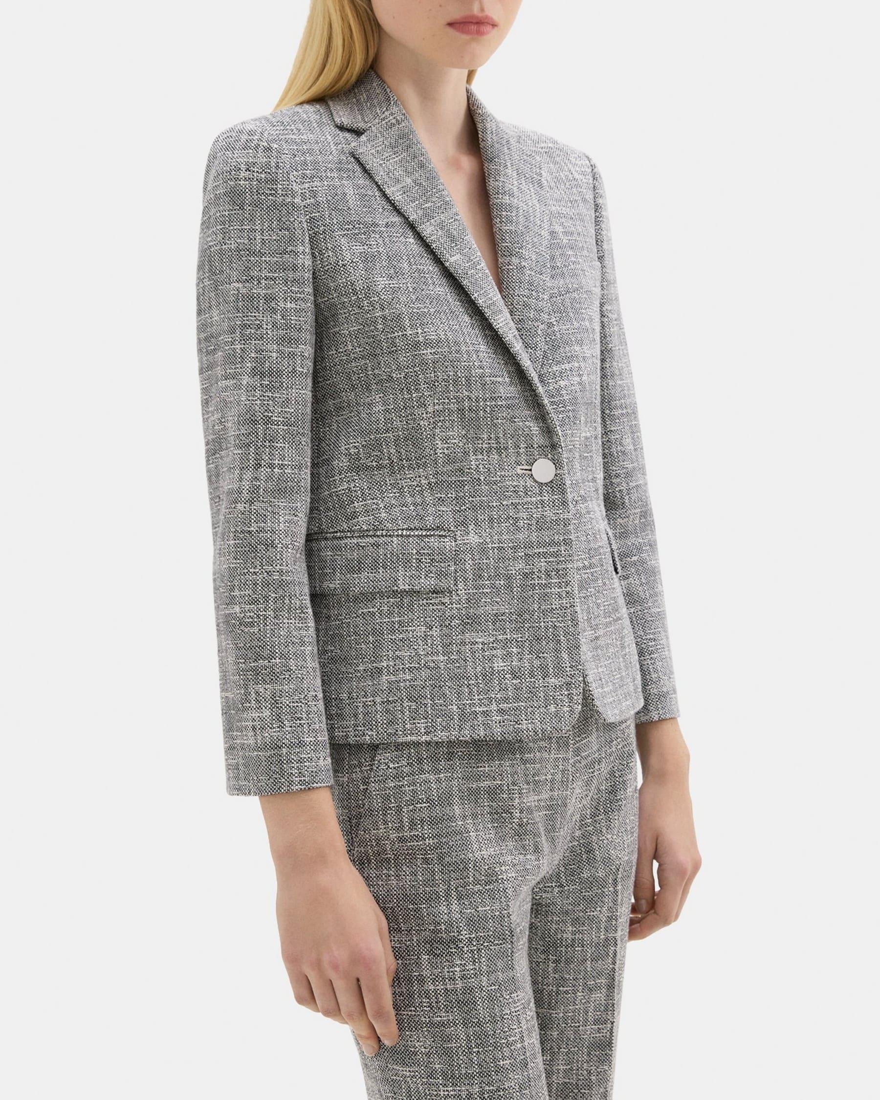 Slim Blazer in Canvas Tweed Product Image