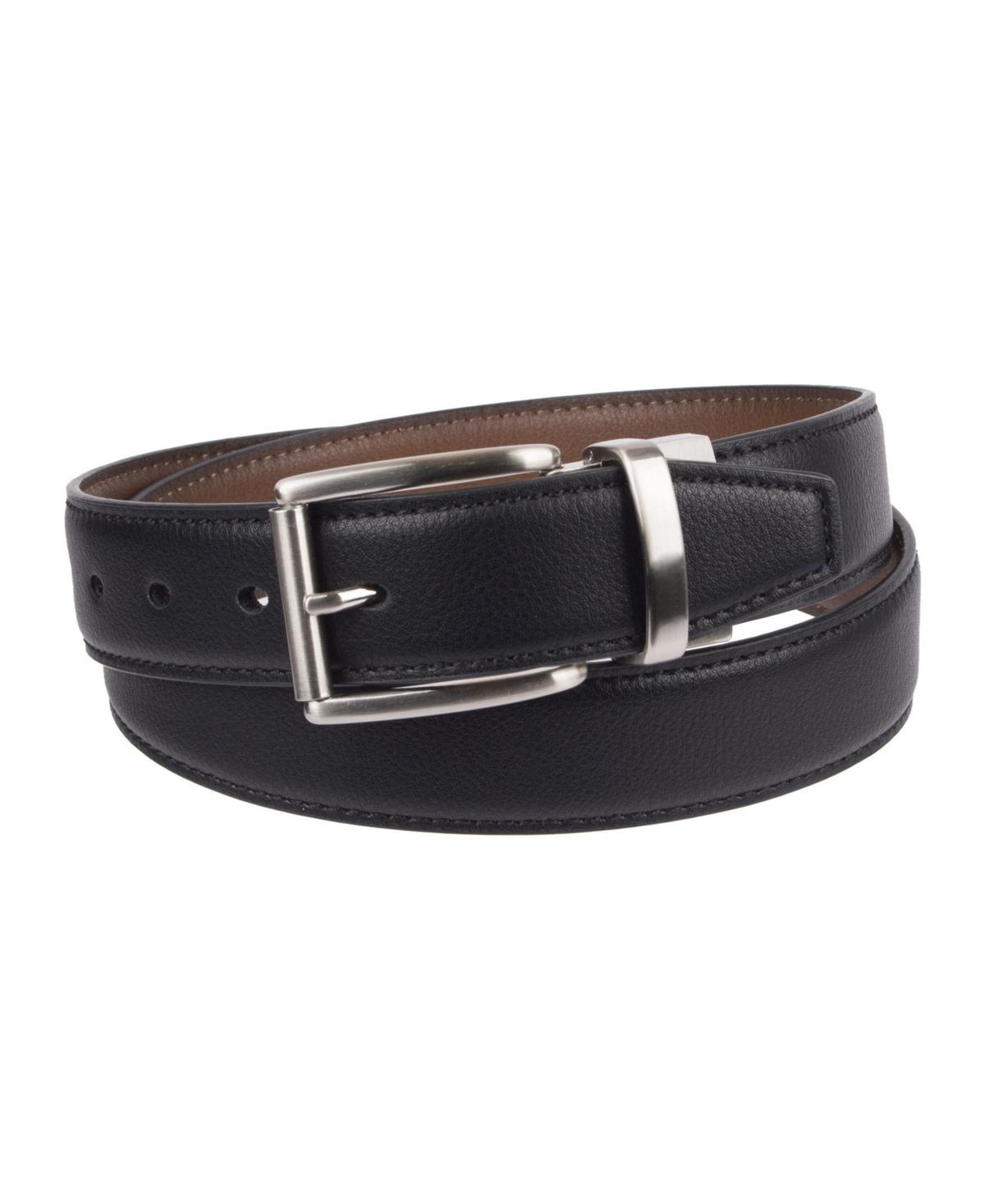 Mens Dockers Reversible Stretch Casual Belt Red Black Product Image