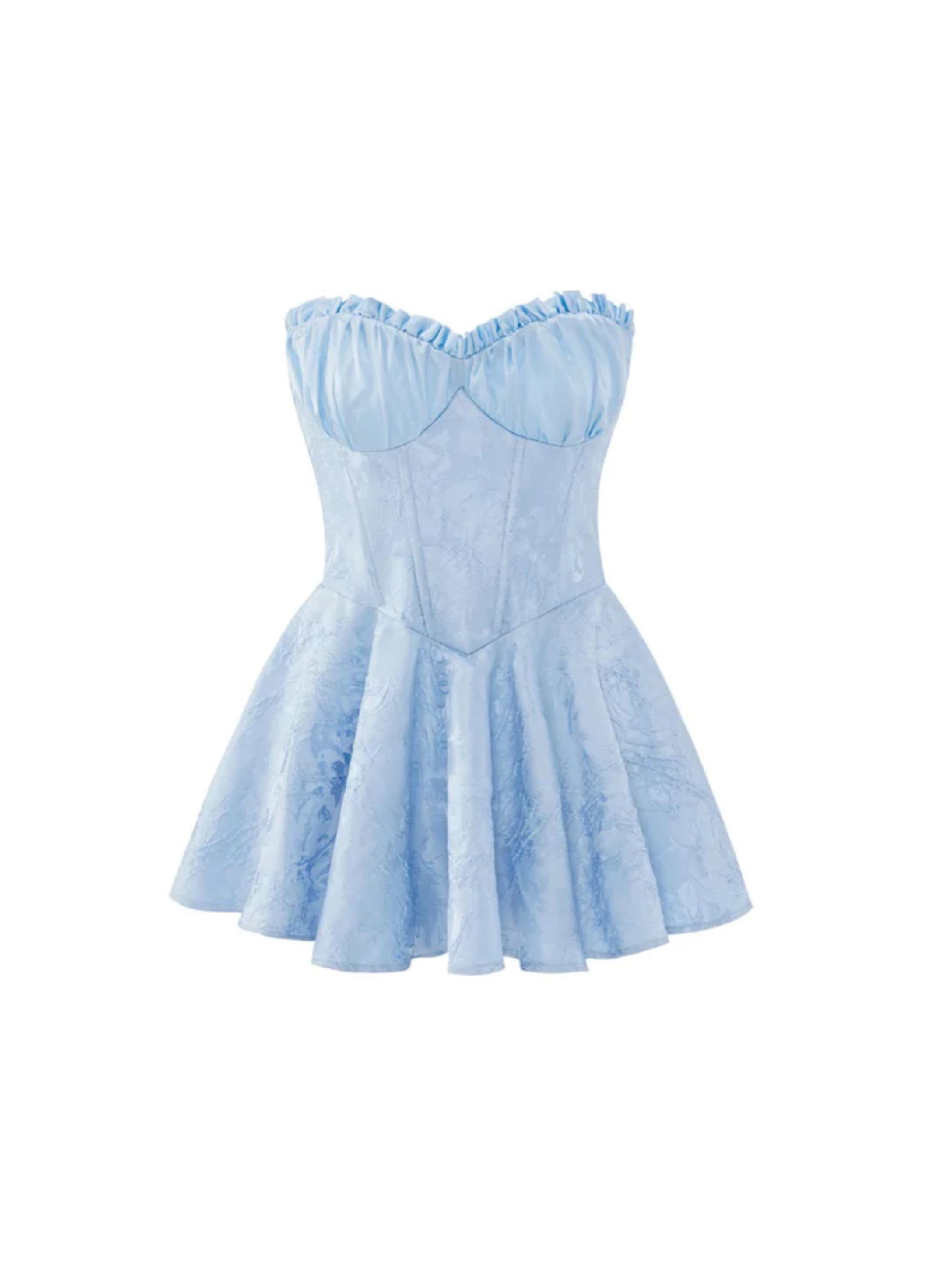 Airina Dress (Blue) Product Image