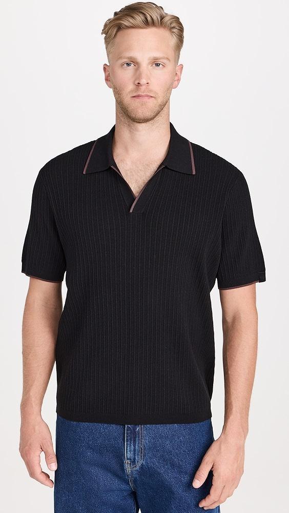 rag & bone Harbor Johnny Collar Polo | Shopbop Product Image