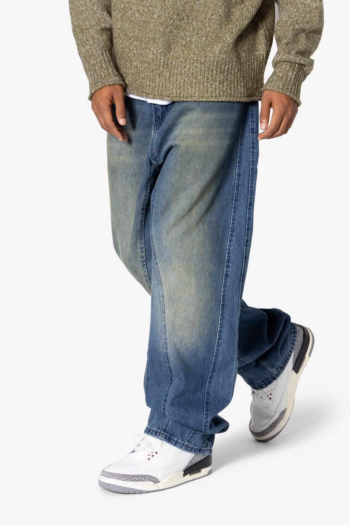 Ultra Baggy Tower Denim - Medium Blue Product Image