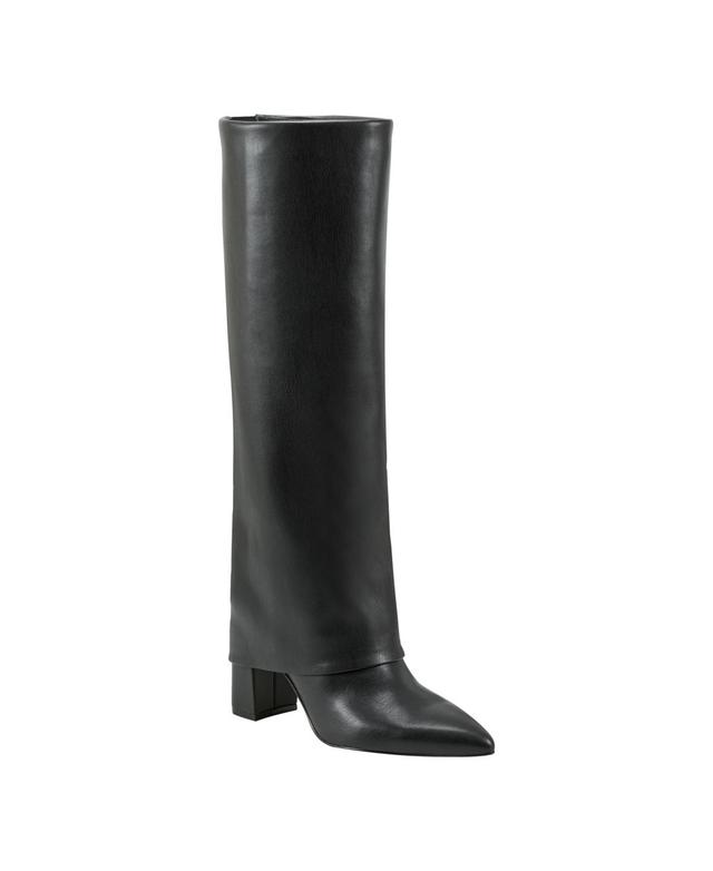 Marc Fisher Womens Fadila Fold Over Cuff Knee High Dress Boots Product Image