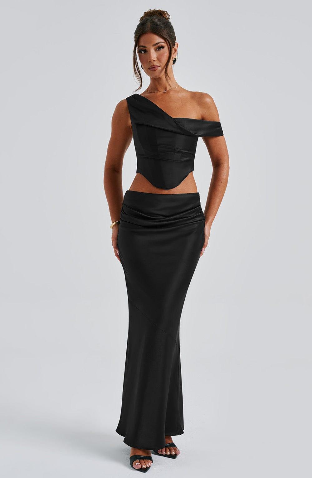 Bernadette Maxi Skirt - Black Product Image