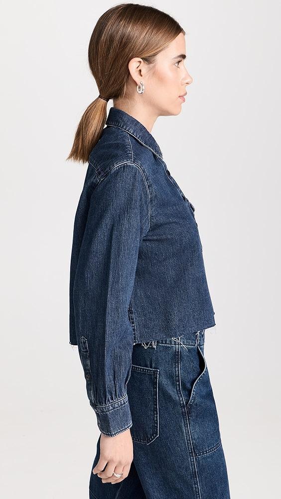 rag & bone Cropped Maxine Shirt | Shopbop Product Image