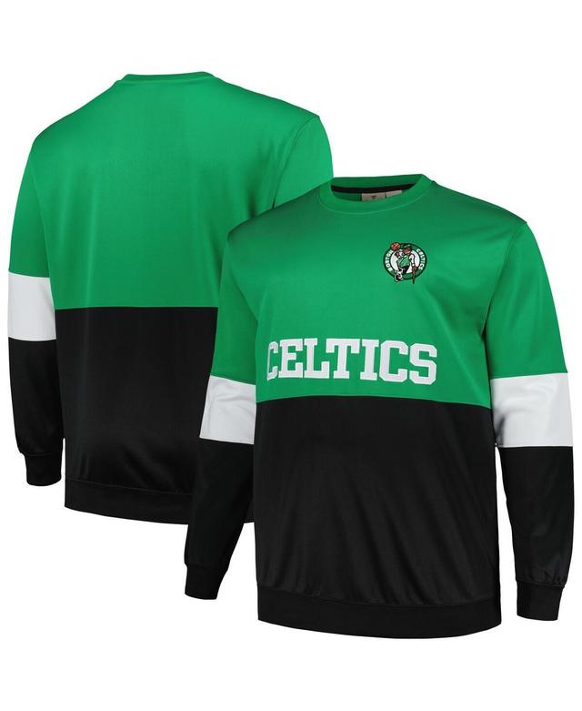 Mens Fanatics Kelly Green Boston Celtics Big and Tall Split Pullover Sweatshirt - Kelly Green Product Image