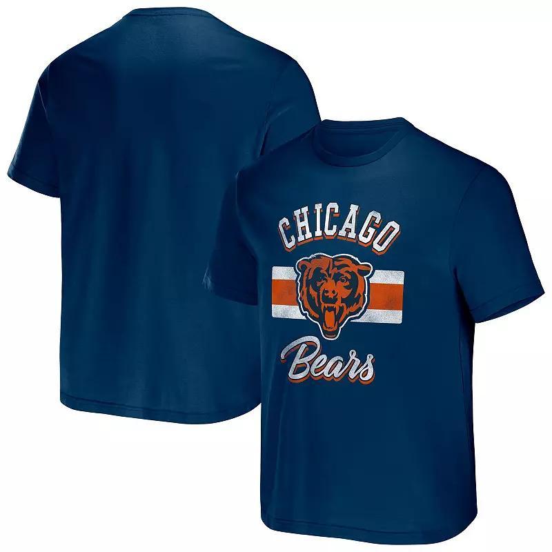 Mens NFL x Darius Rucker Collection by Fanatics Navy Chicago Bears Stripe T-Shirt BRS Blue Product Image