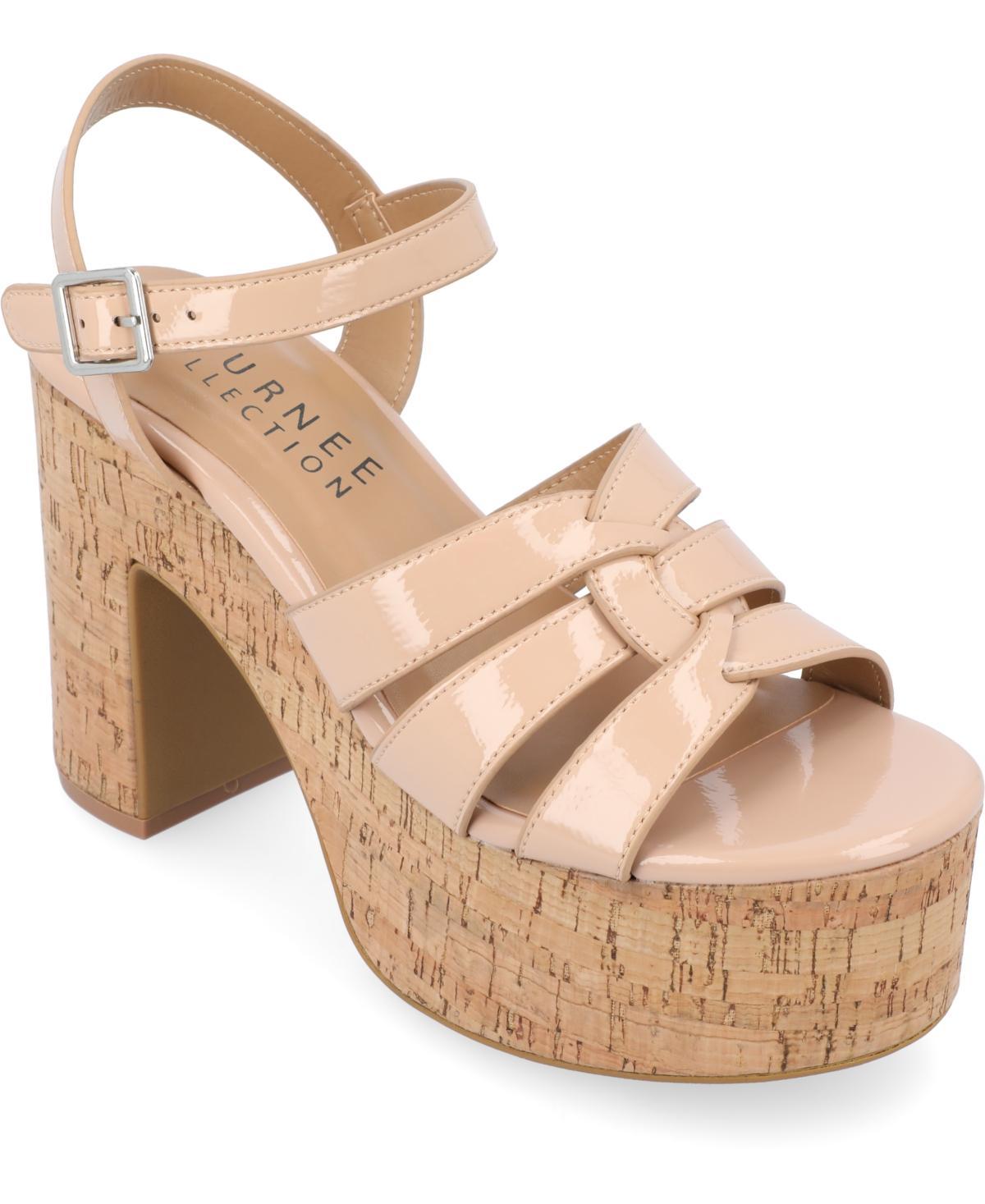 Journee Collection Womens Jania Platform Sandals Product Image