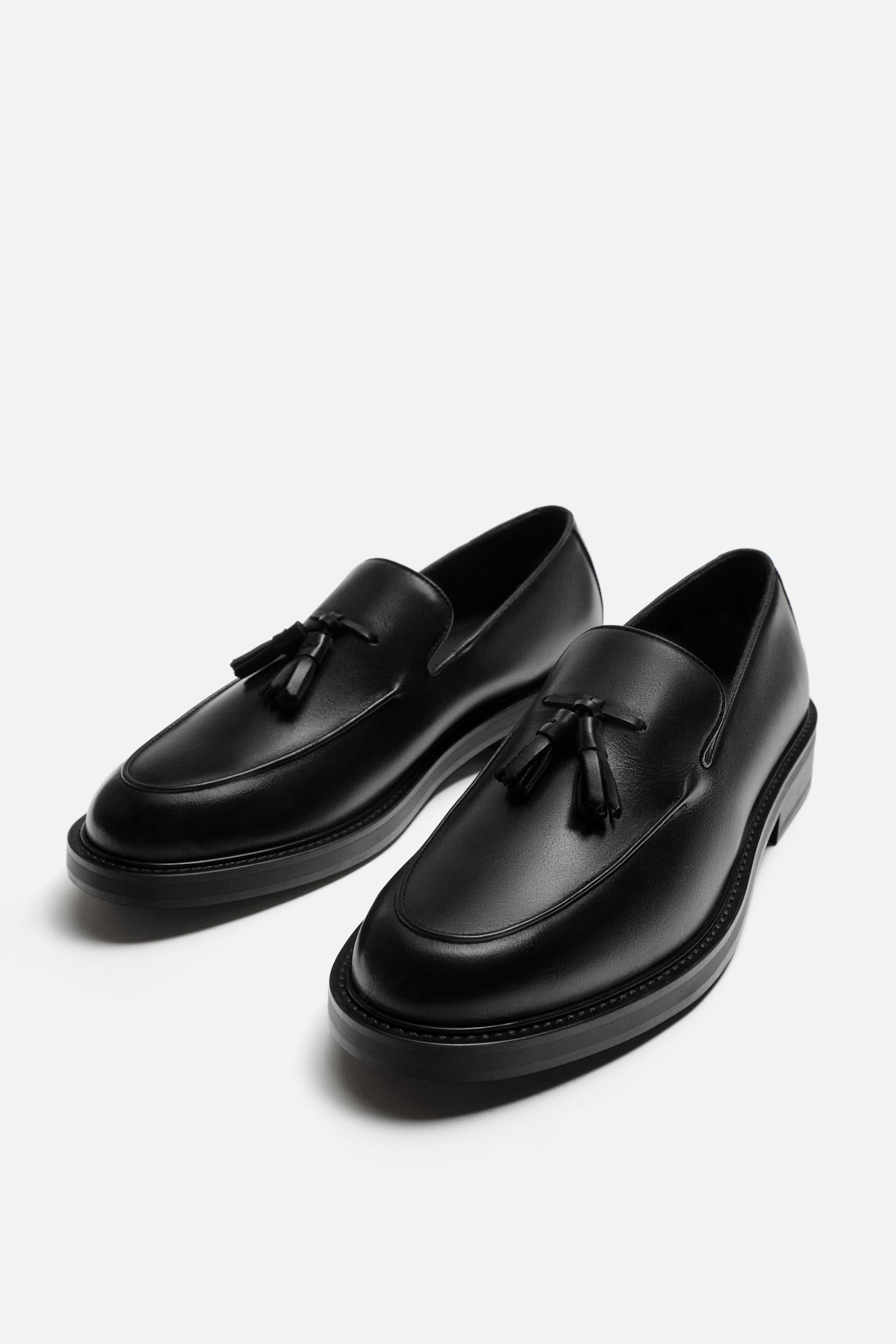 TASSEL LEATHER LOAFERS Product Image