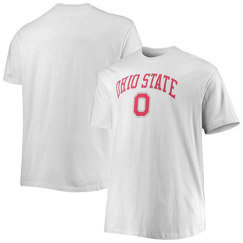 Mens Champion Ohio State Buckeyes Big & Tall Arch Over Wordmark T-Shirt Product Image