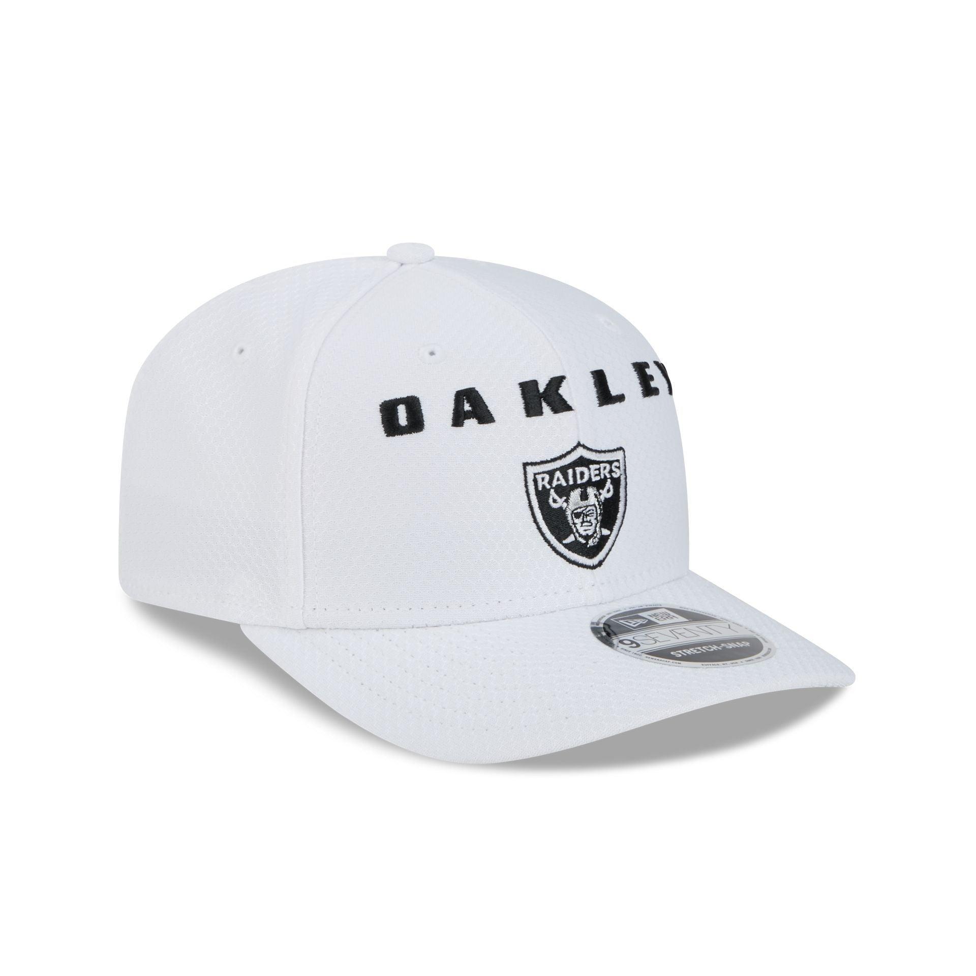 Oakley x Las Vegas Raiders White 9SEVENTY Stretch-Snap Hat Male Product Image