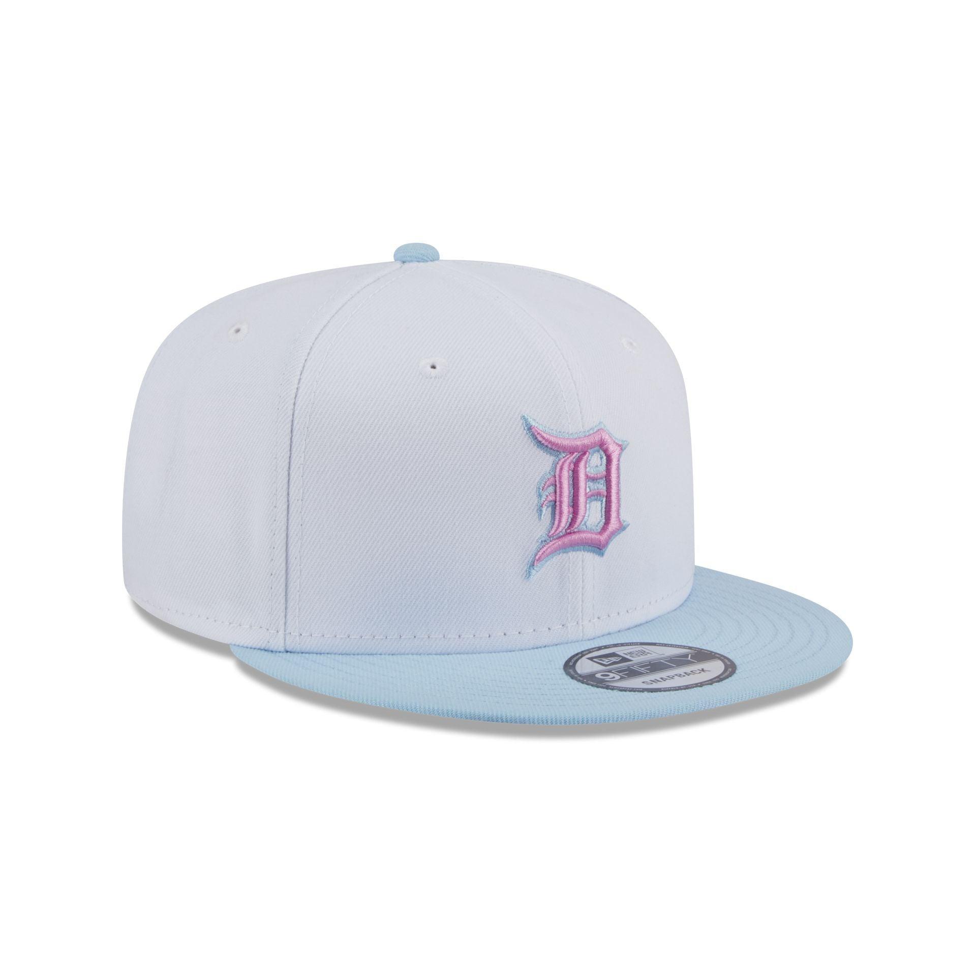 Detroit Tigers Color Pack White 9FIFTY Snapback Hat Male Product Image