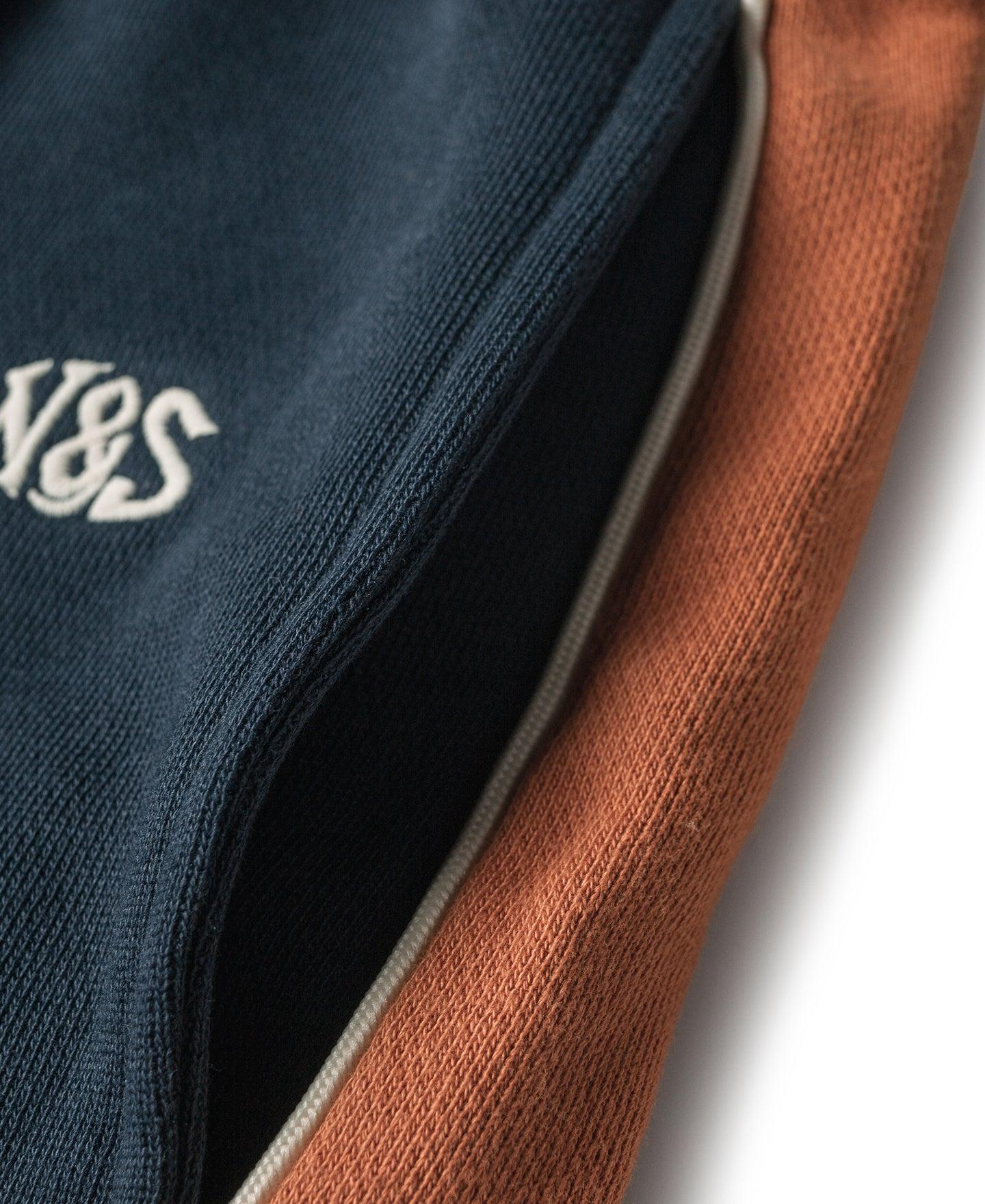 Classic Straight-Leg Striped Logo-Embroidered Cotton-Terry Sweatpants - Navy Product Image