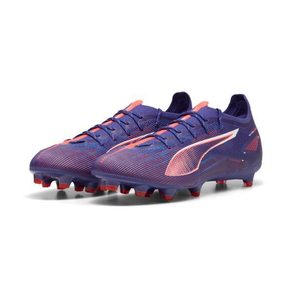 PUMA ULTRA 5 PRO Firm Ground/Artifical Ground Men's Soccer Cleats Shoes in Lapis Lazuli/White/Sunset Glow Product Image