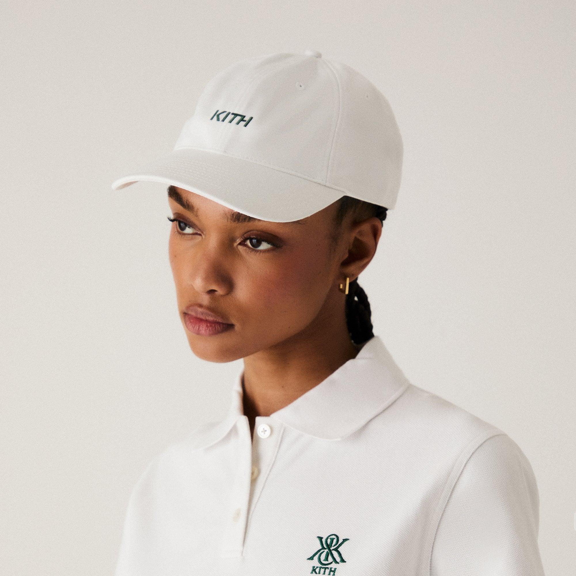 Kith Women Jacquard Sport Cap - White Female Product Image