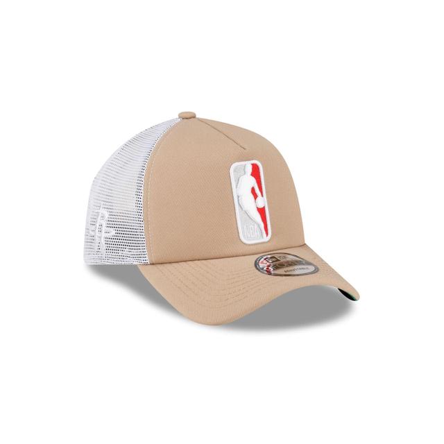 Houston Rockets Logoman 9FORTY A-Frame Snapback Hat Male Product Image