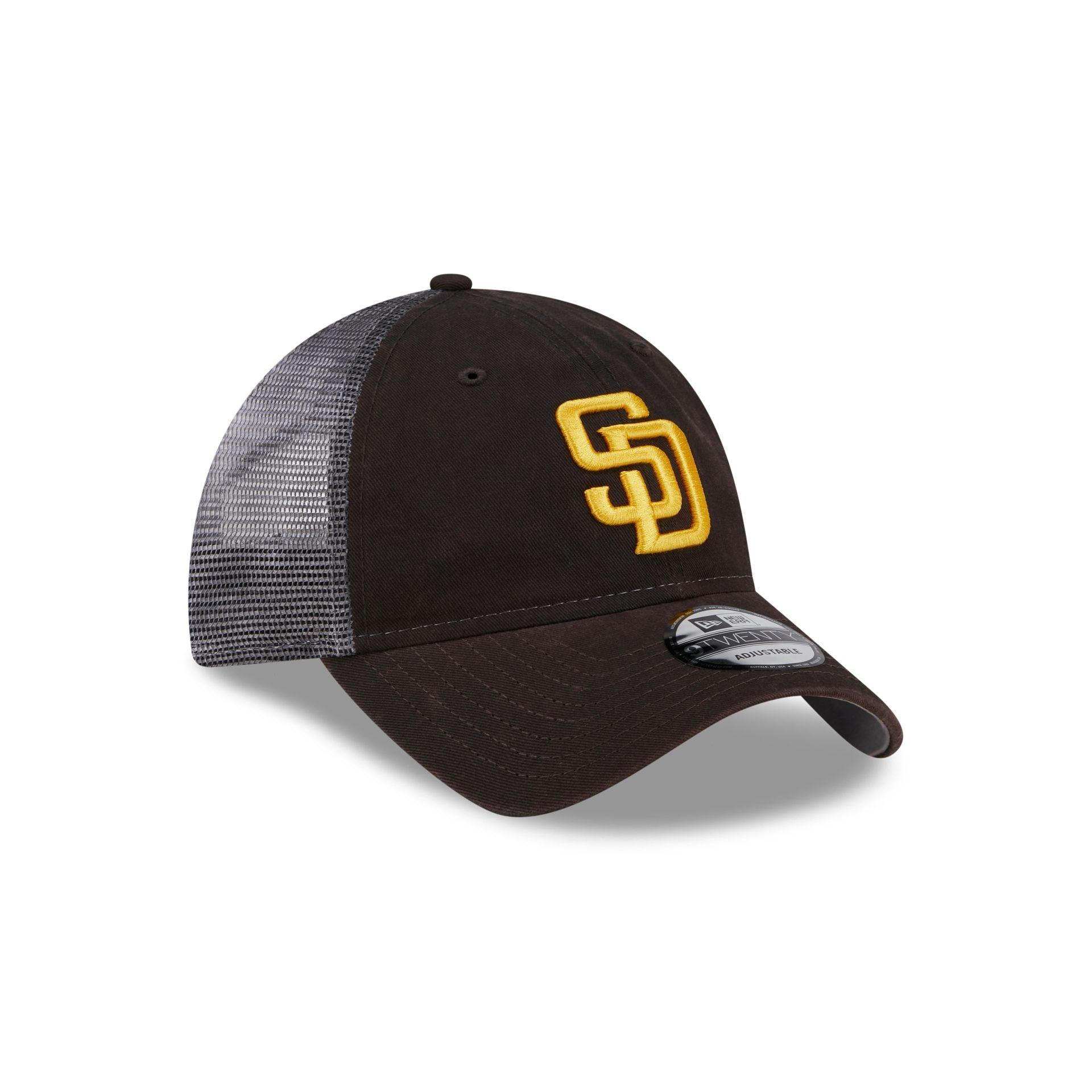 San Diego Padres Slick 9TWENTY Trucker Hat Male Product Image