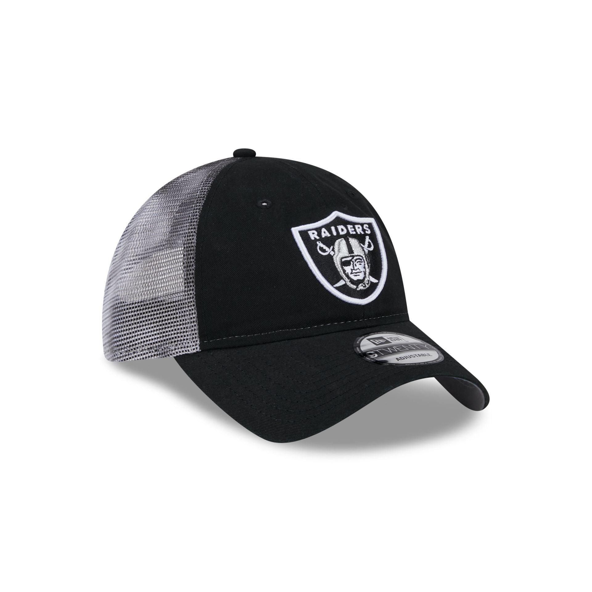 Las Vegas Raiders Slick 9TWENTY Trucker Hat Male Product Image