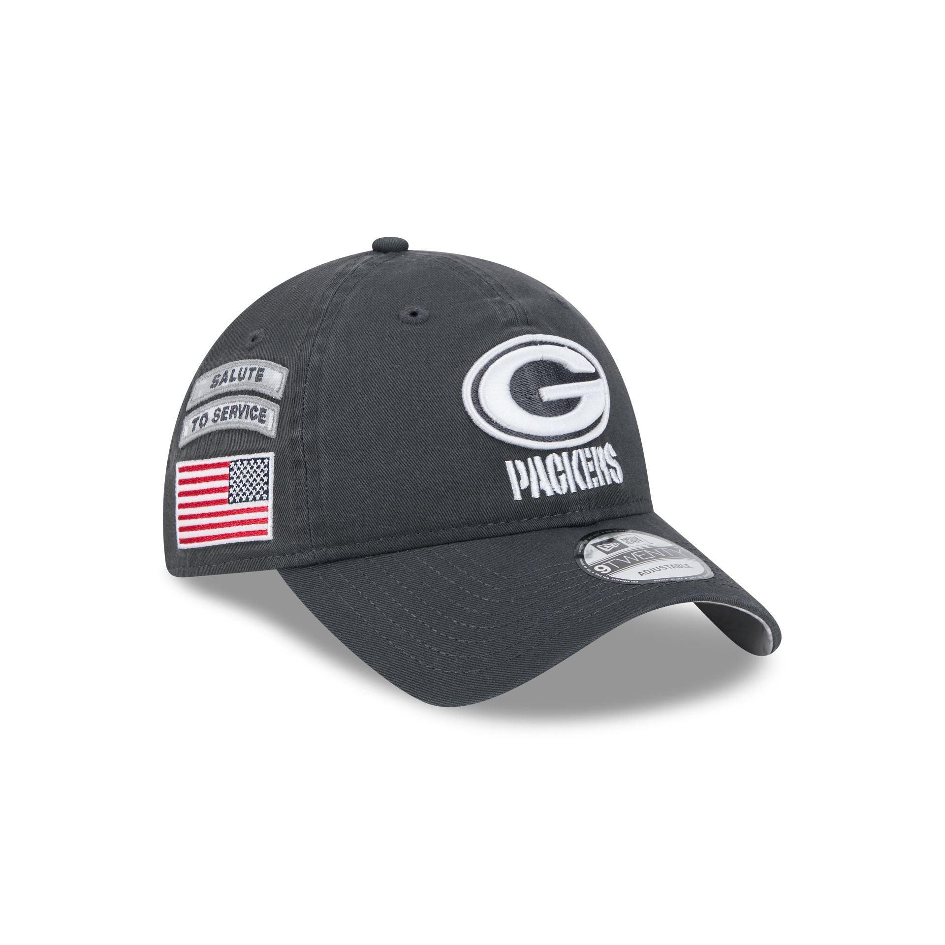 Green Bay Packers 2024 Salute to Service 9TWENTY Adjustable Hat Male Product Image