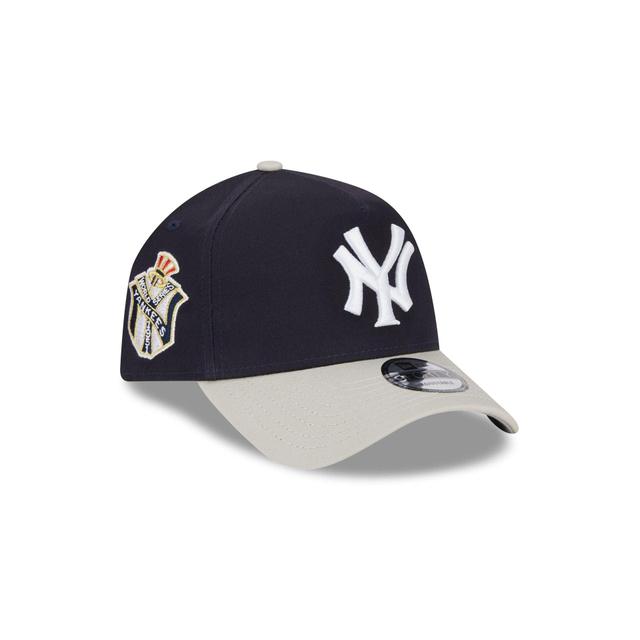 New York Yankees Coop Logo Select 9FORTY A-Frame Snapback Hat Male Product Image