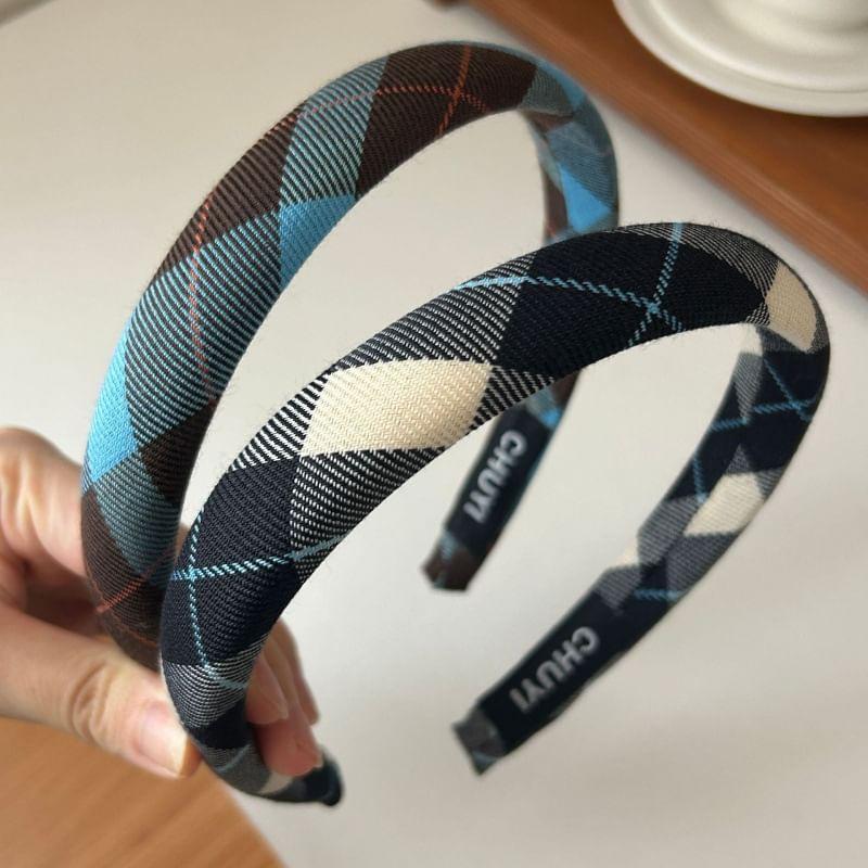 Plaid Headband Product Image