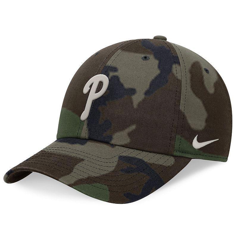 Mens Nike Camo Philadelphia Phillies Club Adjustable Hat Product Image