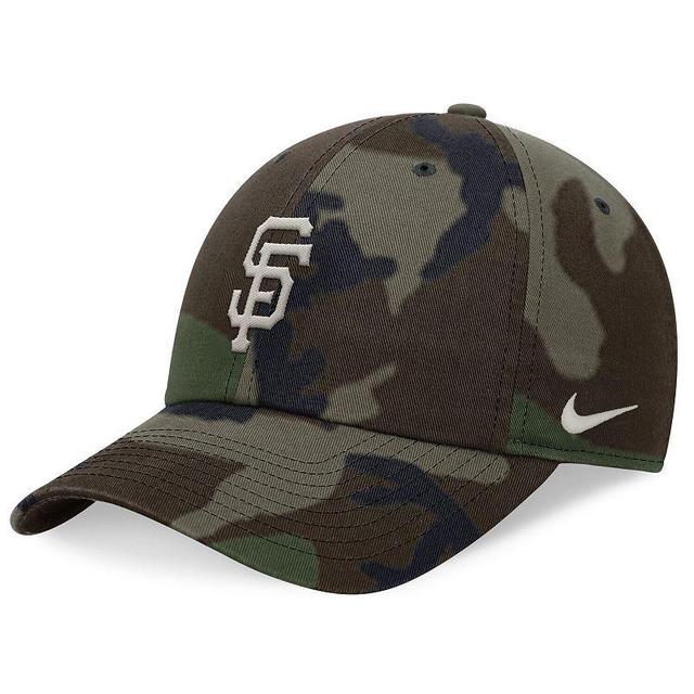 Mens Nike Camo San Francisco Giants Club Adjustable Hat Product Image