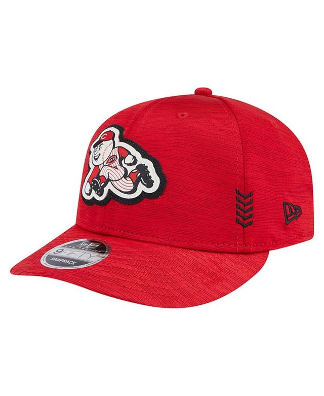 New Era Mens Red Cincinnati Reds 2024 Clubhouse Low Profile 9FIFTY Snapback Hat Product Image