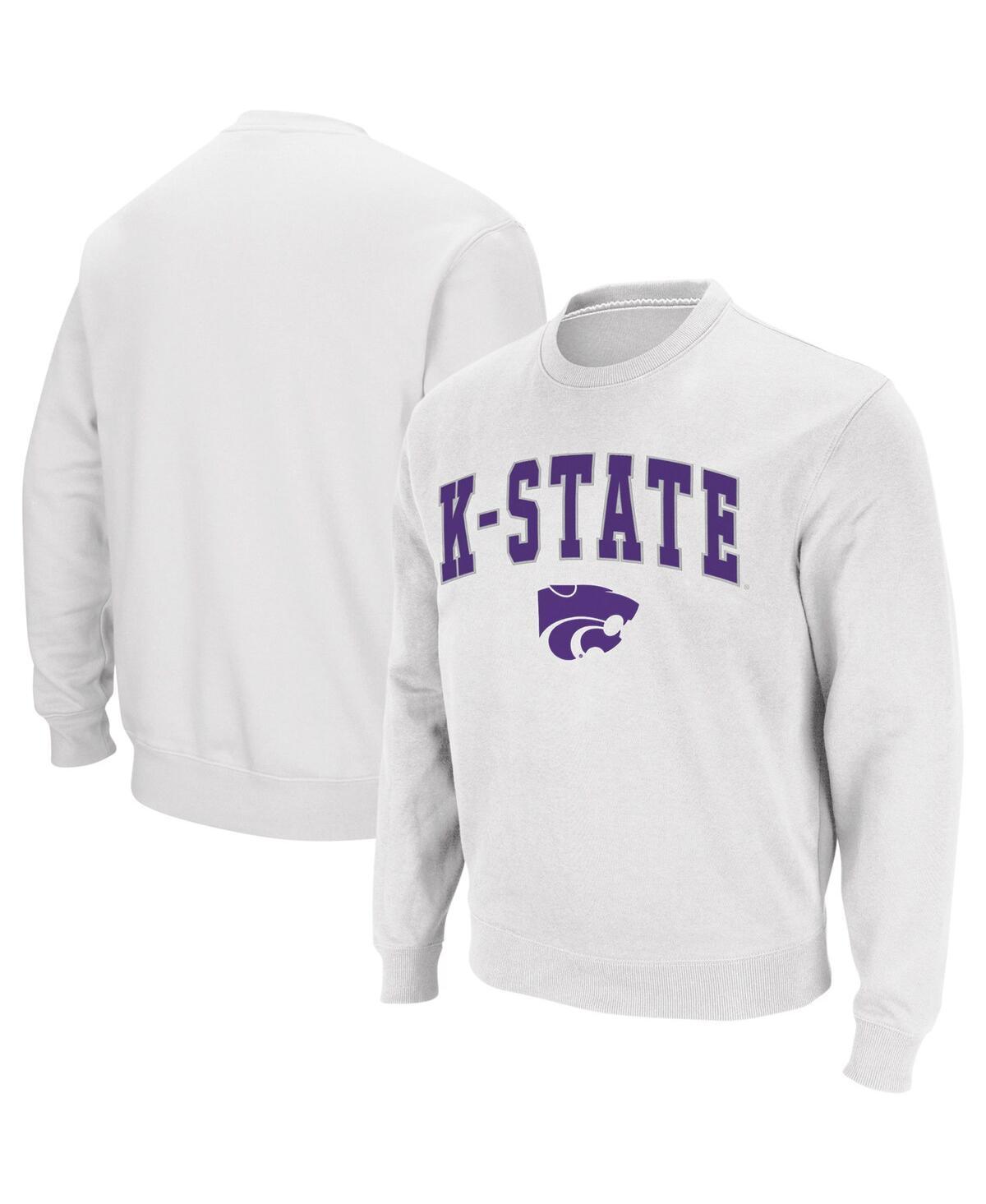 Mens Colosseum Kansas State Wildcats Arch & Logo Crew Neck Sweatshirt Product Image